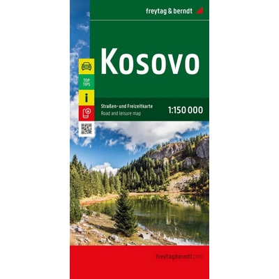 Freytag & Berndt mapa Kosovo 1:150 t.