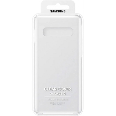 Samsung Оригинален гръб Clear case за Samsung Galaxy S10 - Прозрачен