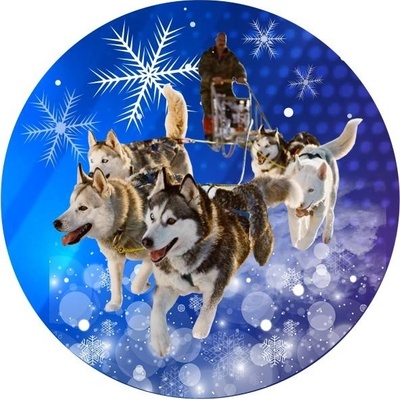 Emblém barevný EM440 psí spřežení Mushing – Hledejceny.cz