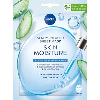 Nivea Skin Moisture Hydratační textilní maska 1 ks – Zbozi.Blesk.cz