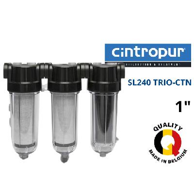 SL240 TRIO-CTN 1" Филтър с 3-степенна филтрация Cintropur (1013241)