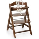 Jídelní židličky Hauck Alpha+ dřevená židle walnut