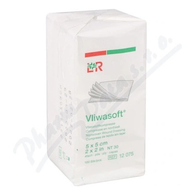 Vliwasoft Komprese nest.5 x 5 cm/4v 100 ks