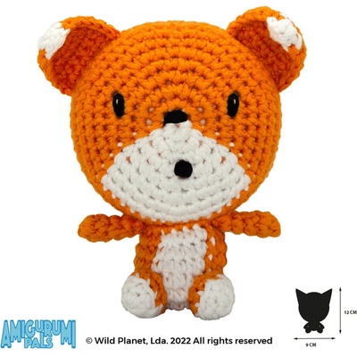 Wild Planet Ръчно плетена играчка, Лисица 12см. Wild Planet (K8686)