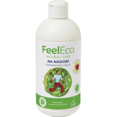 Feel Eco Prostriedok na umývanie riadu s vôňou malín 500 ml
