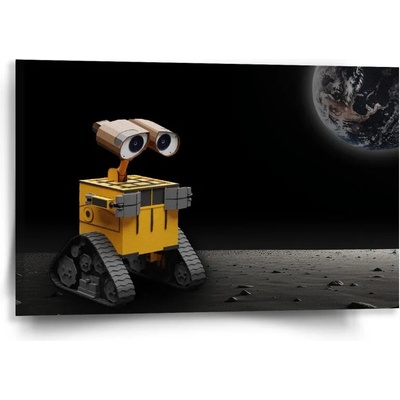 Sablio Obraz Wall-E robot Mesiac - 60x40 cm