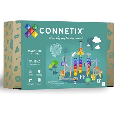 Connetix Rainbow Ball Run Pack 92 ks – Zboží Dáma