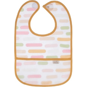 BabyJem Лигавник Babyjem, непромокаем, пастелни райета (840) - baby