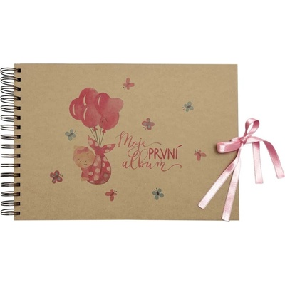 Baloušek Fotoalbum A4 s kroužkovou vazbou - 30 x 21 cm / Kraft – holčička
