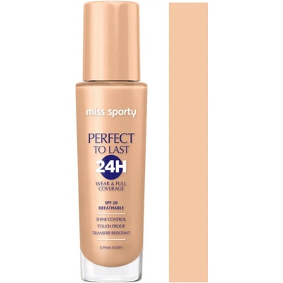Miss Sporty Perfect to Last 24H make-up 5 Pink Ivory 30 ml