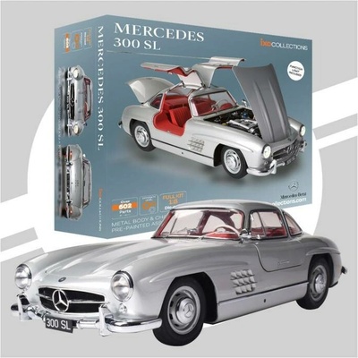 Mercedes-Benz 300 SL 1955 stříbrnáSTAVEBNICEIXO 1:8