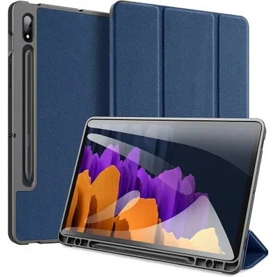 Dux Ducis Калъф за таблет Dux Ducis Domo за Samsung Galaxy Tab S7 Plus 2020, 12, 4 инча, T970 / T975 / T976, Тъмно син (KK-SAM-S7-T970--DD-bl)