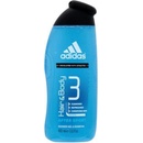 Sprchové gely Adidas 3 Active After Sport Men sprchový gel 400 ml