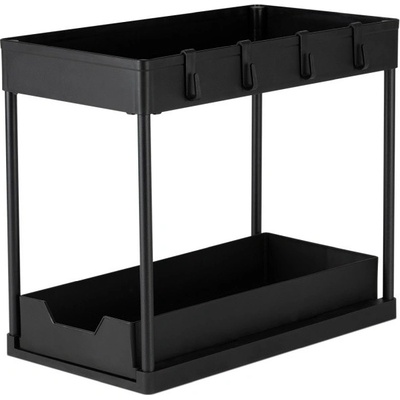 BERLINGERHAUS Kuchyňský organizér dvoupatrový černý BH-8547
