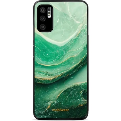 Mobiwear Glossy - Xiaomi Redmi Note 10 5G - G023G - Zelený mramor