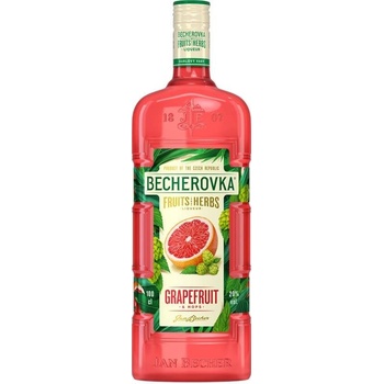 Becherovka Grapefruit & Hops 20% 1 l (holá láhev)