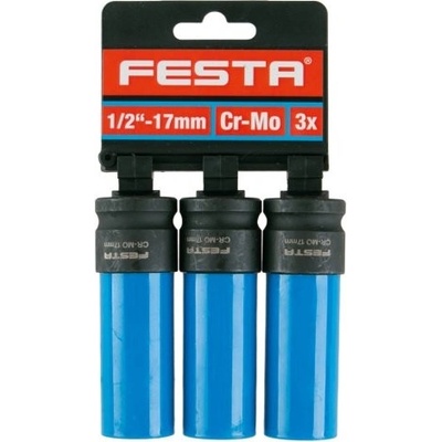 Hlavice na kola 1/2" 17mm 3ks FESTA – Zboží Dáma