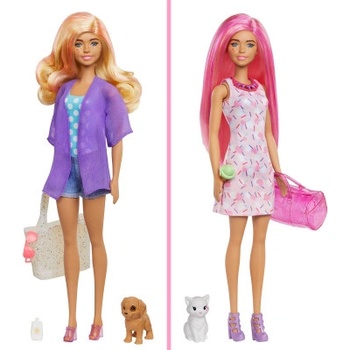 Barbie Color Reveal se zvířátkem