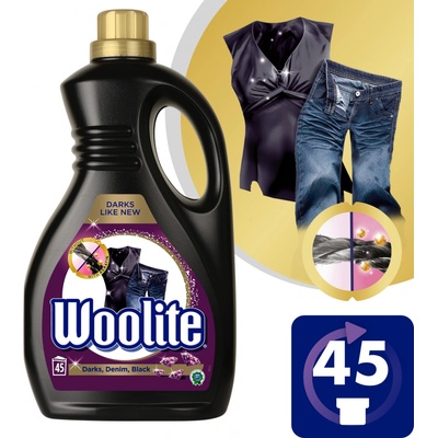 Woolite Darks Denim Black prací gel 45 PD 2,7 l