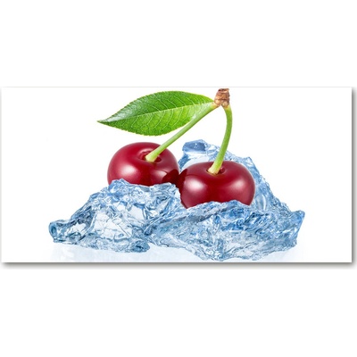 Fotoobraz sklenený na stenu do obývačky tropické lístím 100x50 cm