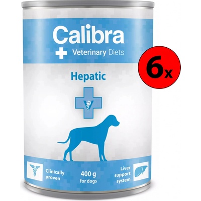 Calibra VD Dog Hepatic 6 x 400 g