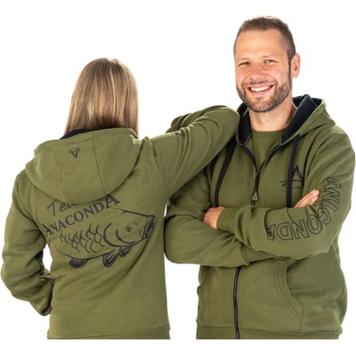 Anaconda mikina Since 2001 Team Zipper Hoodie