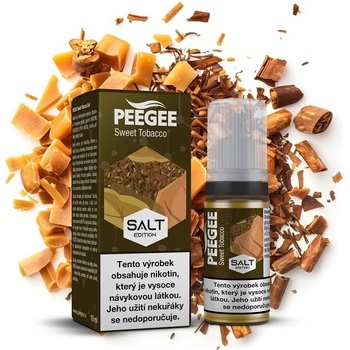 PEEGEE Salt - Sladký tabák 10 ml 10 mg