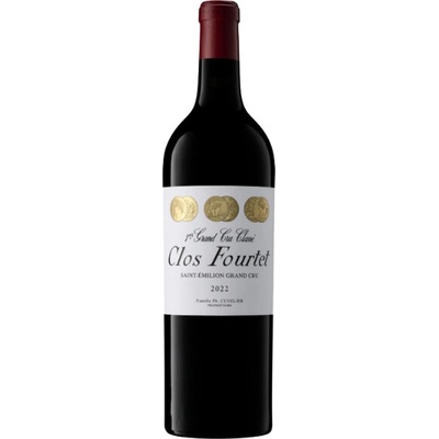 Château Clos Fourtet Cuvée suché červené 2022 14% 0,75 l (čistá fľaša)