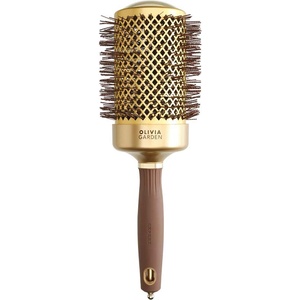 Olivia Garden Expert Blowout Shine Round Brush Gold & Brown 65 mm