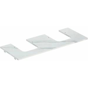 Geberit Плот за мивка Geberit One с двоен изрез, тип бял мрамор 120 см (505.175.00.1)