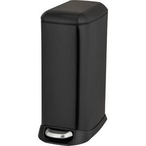 WENKO Матово черно стоманено кошче за боклук с педал 20 l Design - Wenko (54929100)