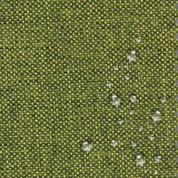 Nepremokavá látka imitujúca ľan 19, farba zelená, metráž 160 cm