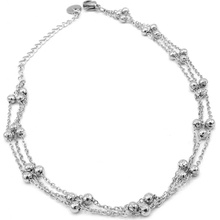 Steel Jewelry Náramek na nohu (kotník) kuličky z chirurgické oceli NK230923