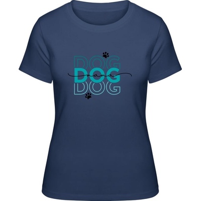 Premium Tričko Diazjn DOG DOG DOG mama Námornícka