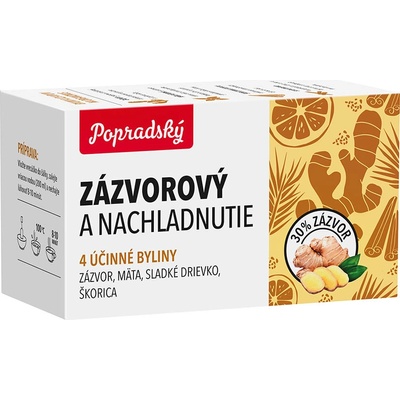 BOP Bylinný čaj Zázvorový a nachlazení 15 x 1,5 g
