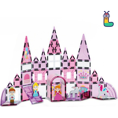 LELINO Magnetická stavebnica Fantasy Princess 58 ks