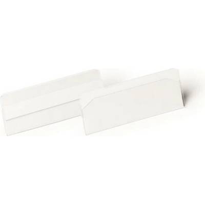 Logistické vrecko, 100x38 mm, vodorovné, DURABLE "HARD COVER", so samolepiacou páskou, priehľadná