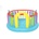 Bestway Надуваем игрови център Fisher-Price Bouncetopia, 2, 26 x 1, 75 x 1, 38m