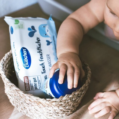Bübchen Baby Vlhčené ubrousky s 99% vody 3 x 48 ks