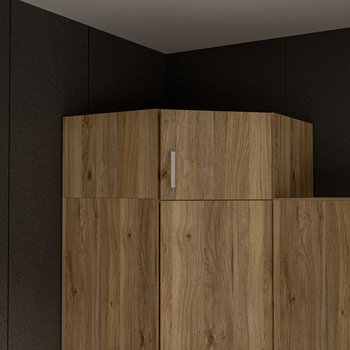 Forte Ъгловa надстройка FIVE ляв/десен 90 см, дъб маувела (ECBN011R-D108)