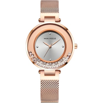 MINI FOCUS Часовник Mini Focus CR-23820 - Злато Ружова KP23820 (CR-23820)