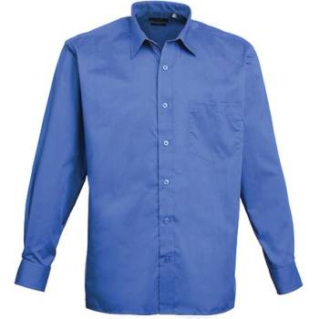 Premier Workwear pánská košile s dlouhým rukávem PR200 royal