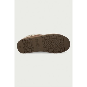 Mou пантофи дамски от велур Platform Clog Suede Leather St (MU.FW681009A.ELGRY)