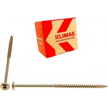 KLIMAS Wkret-met WKCP Ø6 mm TX-30 konštrukčná skrutka do dreva s tanierovou hlavou 140 mm - 100 ks