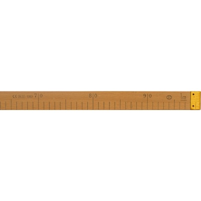 KINEX Pravítko dřevěné cejchované 1000x35x9mm, 1072