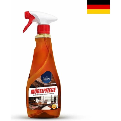 DeLuxe Ošetrujúci sprej na nábytok s voskom 500 ml