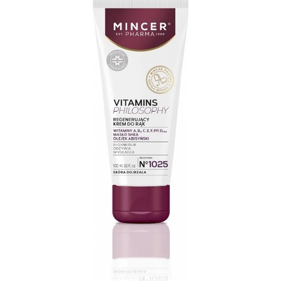 Mincer Pharma Vitamíny Philosophy regenerační krém na ruce č. 1025 100 ml