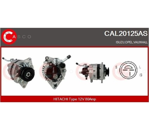 generátor CASCO CAL20125AS