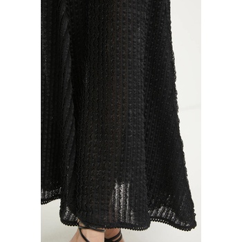 Charo Ruiz Ibiza Рокля Charo Ruiz Ibiza Devi в черно дълга разкроена 255612 (255612)