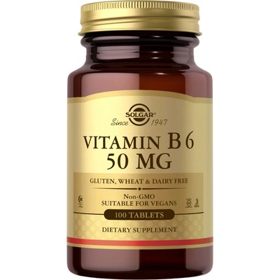 Solgar Vitamín B6 50 mg 100 tabliet